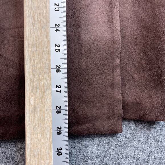 J.McLaughin Womens Skirt Size 6 Brown Suede Midi Pencil - Picture 8 of 10